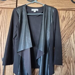 Michael Kors Black Waterfall Blazer